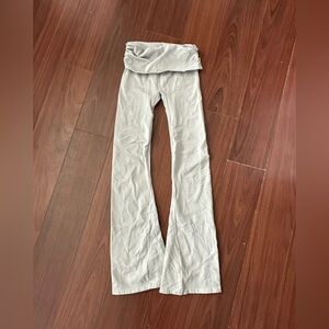 OQQ Light Gray Yoga Pants
